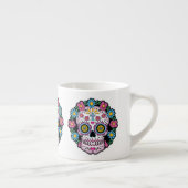 Dia de los Muertos Sugar Skull Espresso Kop (Rechts)