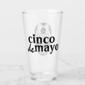 Dia de los Muertos Sugar Skull Glas (Voorkant)