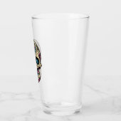 Dia De Los Muertos Sugar Skull Glas (Links)