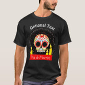 Dia de los Muertos Sugar Skull Halloween T-shirt (Voorkant)