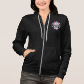 Dia de los Muertos Sugar Skull Hoodie (Voorkant)