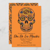 Dia De Los Muertos Sugar Skull Kaart (Voorkant / Achterkant)