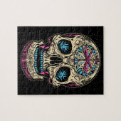 Dia De Los Muertos Sugar Skull Legpuzzel (Horizontaal)