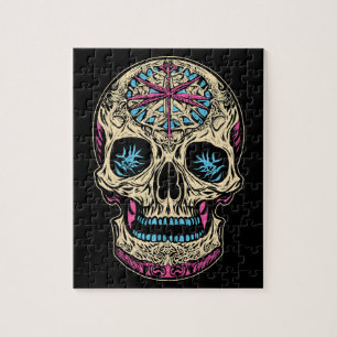 Dia De Los Muertos Sugar Skull Legpuzzel