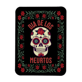 Dia de los Muertos Sugar Skull Magnet Magneet
