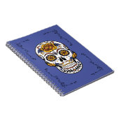 Dia de los Muertos Sugar Skull Notitieboek (Rechterzijde)