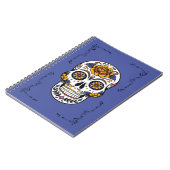 Dia de los Muertos Sugar Skull Notitieboek (Linkerzijde)