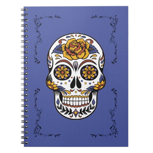Dia de los Muertos Sugar Skull Notitieboek (Voorkant)