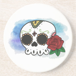 Dia de los Muertos Sugar Skull Onderzetter