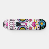 Dia de los Muertos Sugar Skull Persoonlijk Skateboard (Horizontaal)