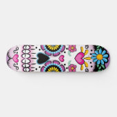 Dia de los Muertos Sugar Skull Persoonlijk Skateboard (Horizontaal)
