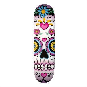 Dia de los Muertos Sugar Skull Persoonlijk Skateboard