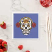 Dia de los Muertos Sugar Skull Servet (Insitu)