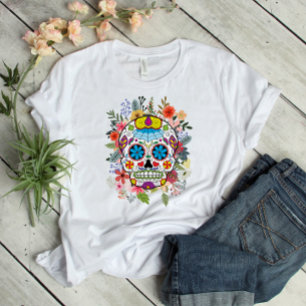 Dia De Los Muertos Sugar Skull T-shirt