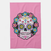Dia de los Muertos Sugar Skull Theedoek (Verticaal)