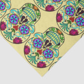 Dia de los Muertos Sugar Skull Tissue Paper Wrap Tissuepapier (Detail)