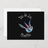 Dia de los Muertos - Sugar Snoep Bird Briefkaart (Voorkant / Achterkant)