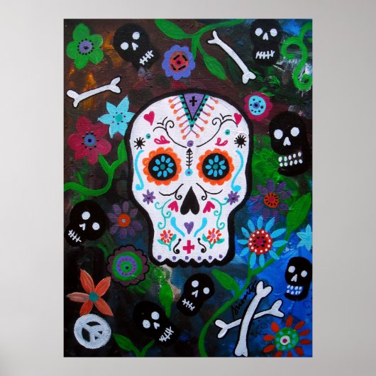 DIA DE LOS MUERTOS SUIKER POSTERS (Voorkant)