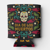 Dia de los Muertos, suikerschedel. Blikjeskoeler (Achterkant)