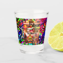 Dia de los Muertos Suikerschedel, borrelglas Shot Glas