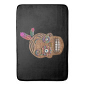 Día de los Muertos Suikerschedel (Ceder) Badmat (Voorkant Verticaal)