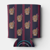 Día de los Muertos Suikerschedel (Ceder Schudden) Blikjeskoeler (Achterkant)