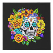 Dia De Los Muertos, Suikerschedelontwerp Kubus (Rechts)