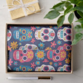 Día de los Muertos Suikerschedelpapier Tissuepapier (Geschenk)