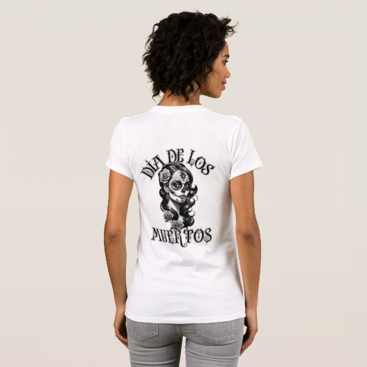 Dia De Los Muertos T-shirt (Achterkant volledig)