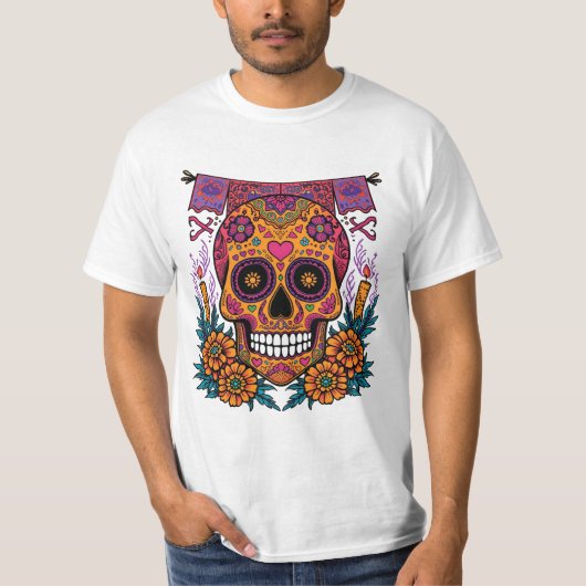 Dia de los Muertos T-shirt (Voorkant)