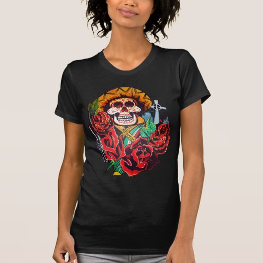 dia de los muertos t-shirt (Voorkant)