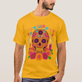 Dia de los Muertos T-Shirt (Voorkant)