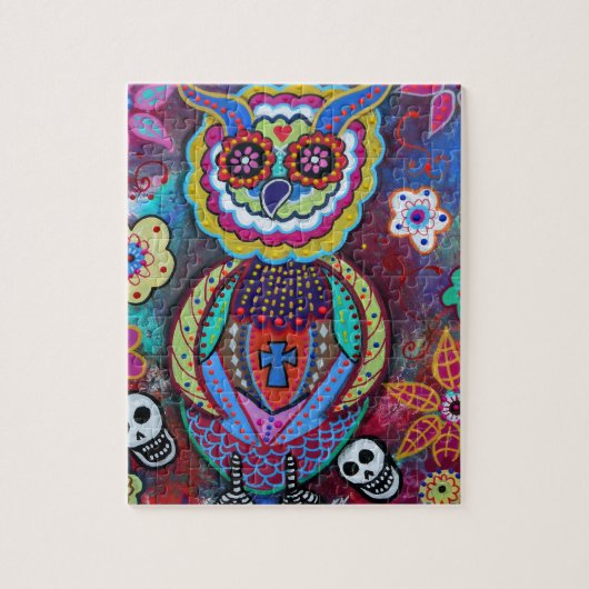 DIA DE LOS MUERTOS TALAVERA WISE OWL LEGPUZZEL (Verticaal)