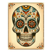 Dia de los Muertos Tarot Foto Afdruk (Voorkant)