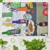 Dia de los Muertos Theedoek (Gevouwen)