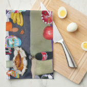 Dia de los Muertos Theedoek (Quarter Fold)