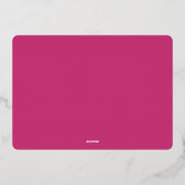 Día de los Muertos Theme Birthday Party Folie Uitnodiging (Achterkant)