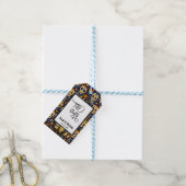 Día de los muertos Tot de dood feest of Bruiloft Cadeaulabel (Met Touw)