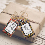 Día de los muertos Tot de dood feest of bruiloft  Cadeaulabel