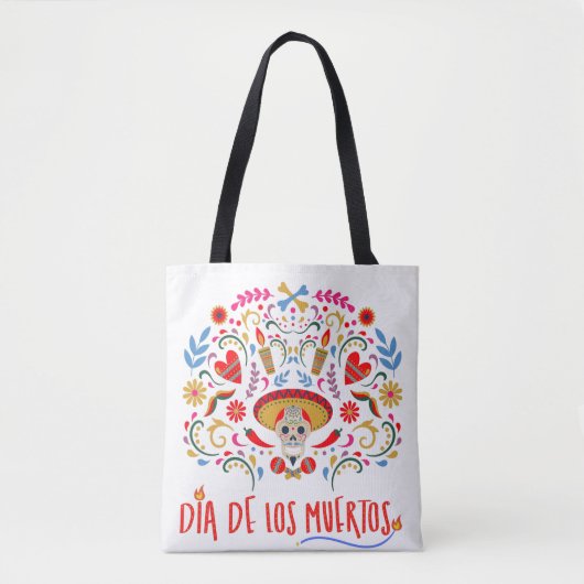 Dia De Los Muertos Tote Bag (Voorkant)