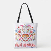Dia De Los Muertos Tote Bag (Achterkant)
