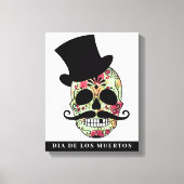 DIA DE LOS MUERTOS Uitgerekt Canvas Print (Voorkant)