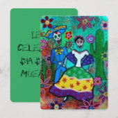 DIA DE LOS MUERTOS UITNODIGING (Voorkant / Achterkant)