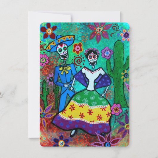 DIA DE LOS MUERTOS UITNODIGING (Voorkant)