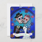 Día de los Muertos uitnodiging (Voorkant)