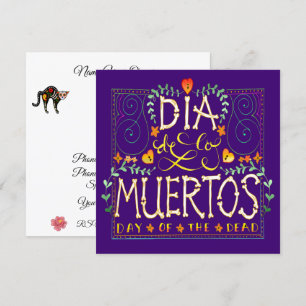 Dia De Los Muertos Uitnodiging - Dag van de Doden