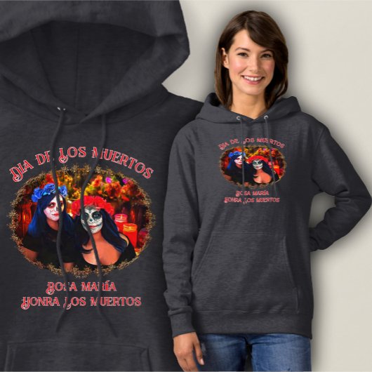 Dia de los Muertos Vallarta Catrinas 1718 Hoodie