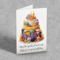 Día de los Muertos Verjaardagstaart 