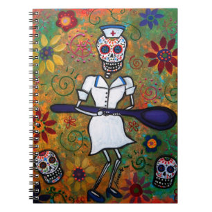 Dia de los Muertos VERPLEEGSTER Notitieboek