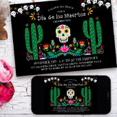 Dia de los Muertos-viering Mexico-thema Kaart